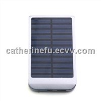 PORTABLE USB SOLAR PANEL CHARGER FOR IPHONE 4/3G/3GS/MOBILE CELL PHONES (SILVER)