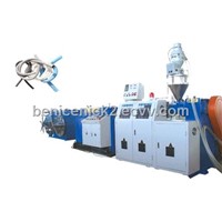 PVC Single Wall Corrugated Pipe Extrusion Line