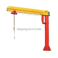 Pillar mounted jib crane