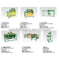 Production line of wooden round chopsticks making machine 100,000 pieces/shift