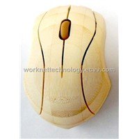 Radiation proof natural green bamboo wird mouse