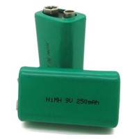 RoHS Approved NiMH 9V Battery 250mAh