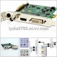 SDI Ypbpr HDMI DVI VGA PCIe  Video Grabber