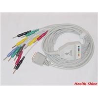 (SH)Nihon Kohden EKG cable with 10 leads