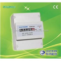 Smart Mini Power single phase din rail energy meter with Analog display high accuracy