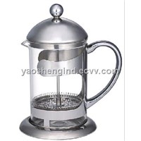 Stainless Steel Coffee Plunger in 350ml/600ml/800ml/1000ml