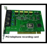 Telephone Recording Card (RP-RK3000),4 PCI voice recording card