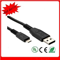 USB 2.0 Type A to Micro B 5 Pin Mini Data Male Cable