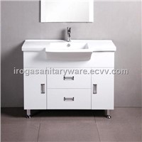 White PVC Bath Cabinet (IS-3019)