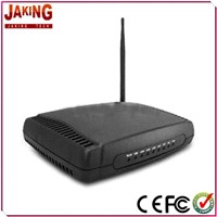 Wireless Modem Router with Four LAN Ports, ADSL2 Modem and 12V AC at 1,200mAh Output Voltage