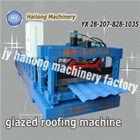 archaized glazed tile roofing machine China