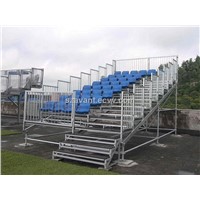 demountable and portable metal structural bleacher system,great for rental
