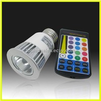 dimmable 5w rgb led spotlight