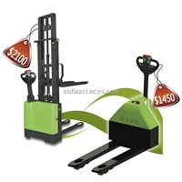 electric pallet truck and stacker