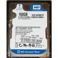 hard disk WD1600BEVT