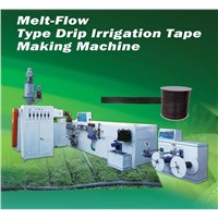 melt flow type plastic product drip irrigation pipe making machine