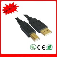 usb2.0 A to B printer scanner data cable gold plated