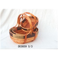 willow baskets with the handle