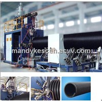 hdpe plastic spiral winding pipe extrusion machine