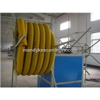 pe carbon spiral pipe extrusion machinery