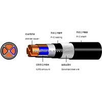 XLPE Armoured Power Cable - XLPE Insulated, Steel Wire Armoured, PVC Sheathed Power Cable