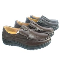 worker leather shoes with genuine leather upper and pig leather Lining
