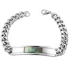 HOT Stainless Steel Bracelet With Shell on the ID Plate