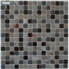 New mixture Glass mosaic,swimming pool tile,crystal mosaic+gold line mosaic,