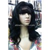 no-processed nature straight virgin Peruvian hair extension lace wig