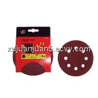 100mm Aluminum Oxide Red Sand Surface Velcro disc