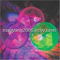 103mm LED Light up Ball with Faceted Sides