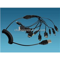 10-in-1 USB Data Cable for Mobile Phone