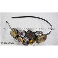 2012 hot selling metal headband with rhinestone