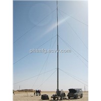21m Mobile Telecommunication Pneumatic Telescopic Masts