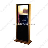 37''mall center stand alone outdoor advertising equipment,transparent lcd display