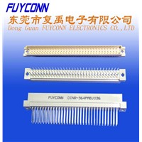 3-row 64P Lengthening Straight Pin Male European Socket DIN Connector