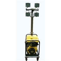 4x500W Philips Halogen Lamps Mobile Light Tower