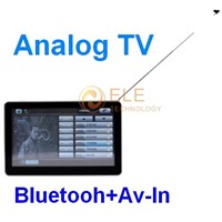 5 inch GPS Navigation with Analog TV Bluetooh+Av-In+FM Transmitter + 4GB momory with map