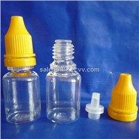 5ml transparent PET plastic dropper bottle