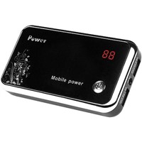 7800mAh Mobile Power Bank (2 USB outputs) LED display the capacity With UV Coating