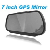 7 Inch GPS Rearview Mirror High Definition Bluetooth Handsfree