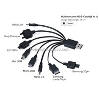 8 in 1 Multi-Fuction USB Charger Kit with Multiple Adapter