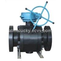 API Cast Steel Trunnion mounted Ball Valve