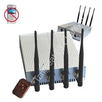 Adjustable Cell phone Jammer with Remote control TG-101B-pro