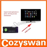 Android4.0 mini PC IPTV ,net tv player,smart android box,allwinner A10,MK802