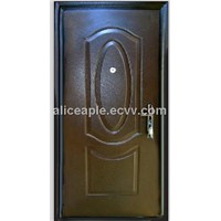Apartment door, low cost interior design, China steel door low prices