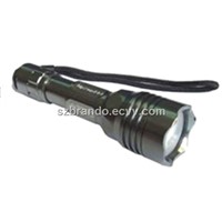 BOS-A800 LED Flashlight 500lumens and 18650 Battery rechargeable
