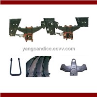 BPW type welded trailer spring suspension