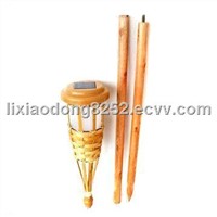 Bamboo Solar  Tiki Torch