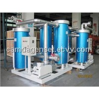 Biogas purifying system